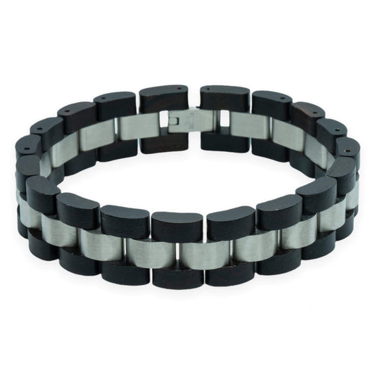 Zwart Ebbenhout (Instrumentenhout) – Houten Armband
