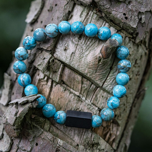 African Jasper turquoise – Kralen Armband