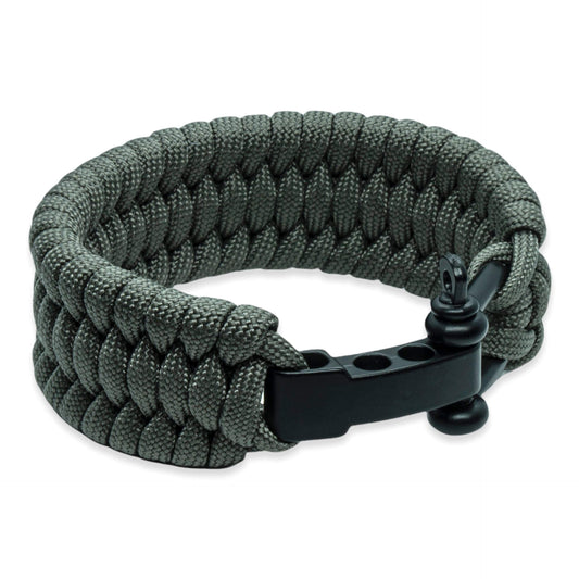 Survival armband – Grijs (verstelbaar)