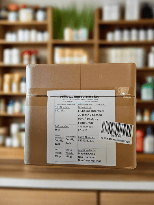 L-Choline Bitartrate 25kg - BeBulk Nutrition