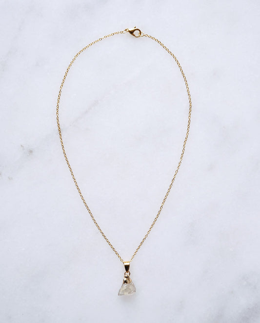 Citrine Necklace for Joy & Money