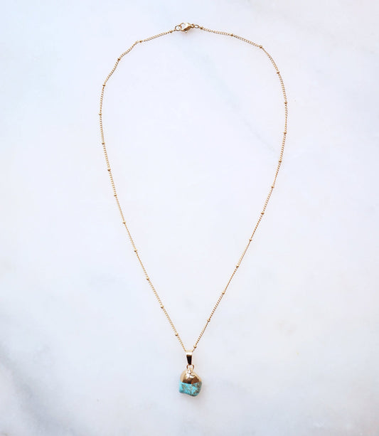 Turquoise Necklace for Protection & Confidence