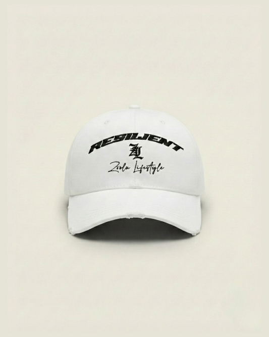 ZOOLU RESILIENT BASEBALL CAP | WHITE