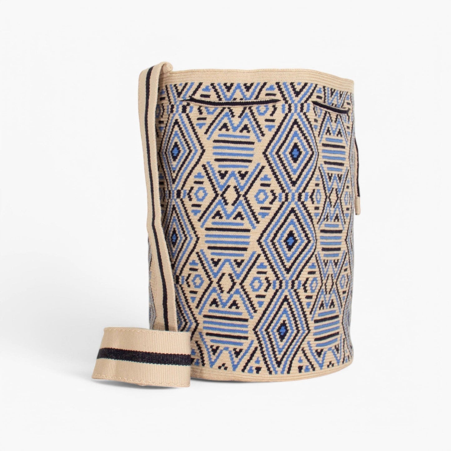 Geometric backpack | Sky blue