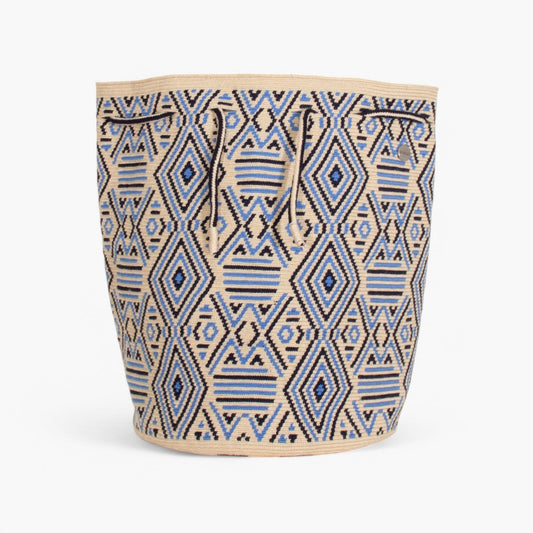 Geometric backpack | Sky blue