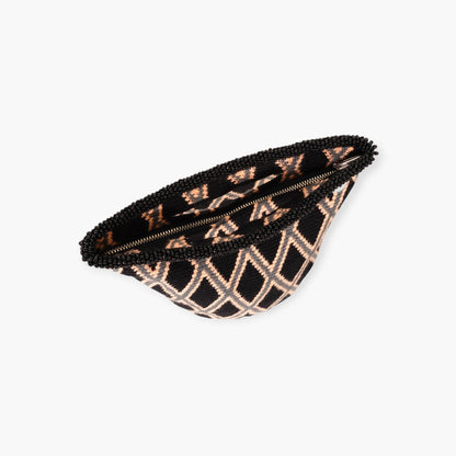Geometric top-handle bag | Black