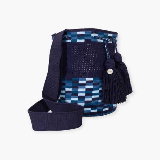 Check net crossbody M | Navy