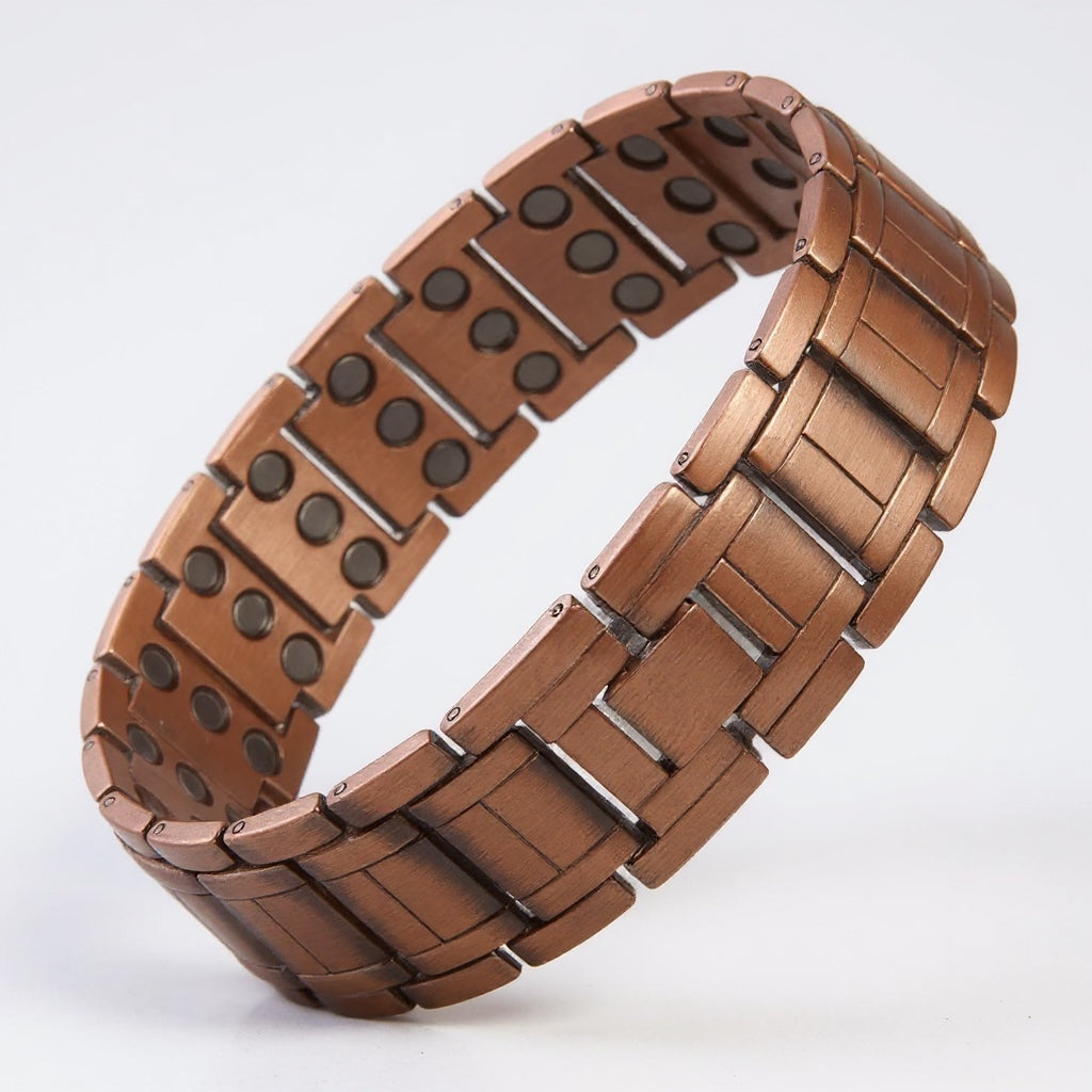 Maxi puur koperen Artritis Magneet Armband (3 magneet lagen)