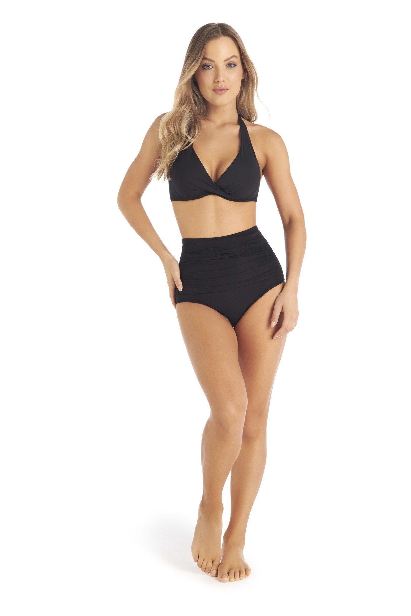 High Waist Corrigerend Bikinibroekje - Handgemaakt Luxe Zwemkleding