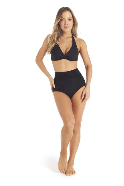 High Waist Corrigerend Bikinibroekje - Handgemaakt Luxe Zwemkleding