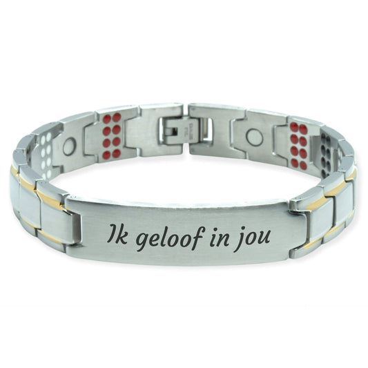 Magneet Armband - 8 Maxneet - Met eigen tekst