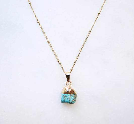 Turquoise Necklace for Protection & Confidence